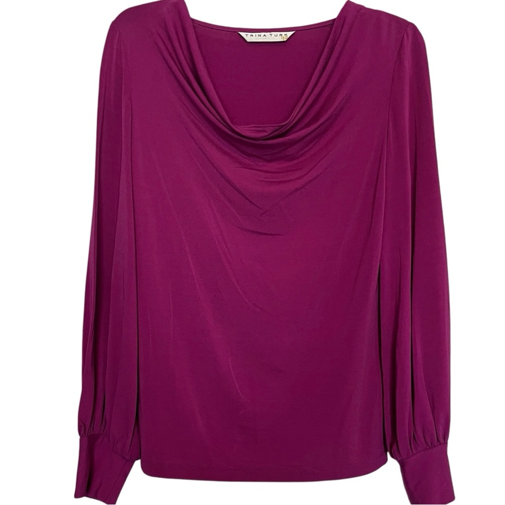 Trina Turk Magenta Blouse